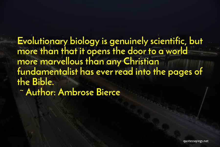 Door Opens Quotes By Ambrose Bierce