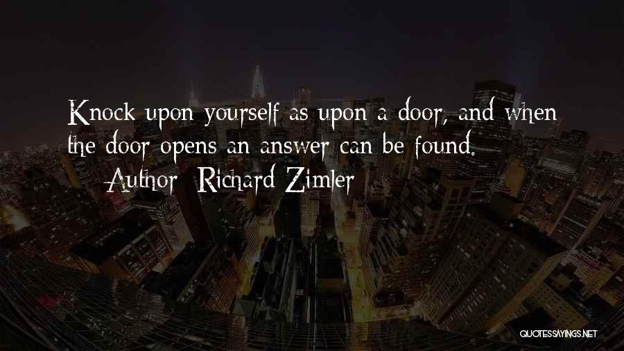 Door Opens Quotes By Richard Zimler