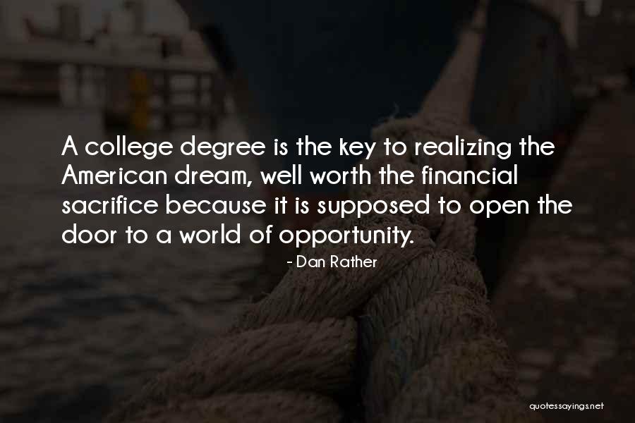 Door Opportunity Quotes By Dan Rather Door Opportunity Quotes By Dan Rather