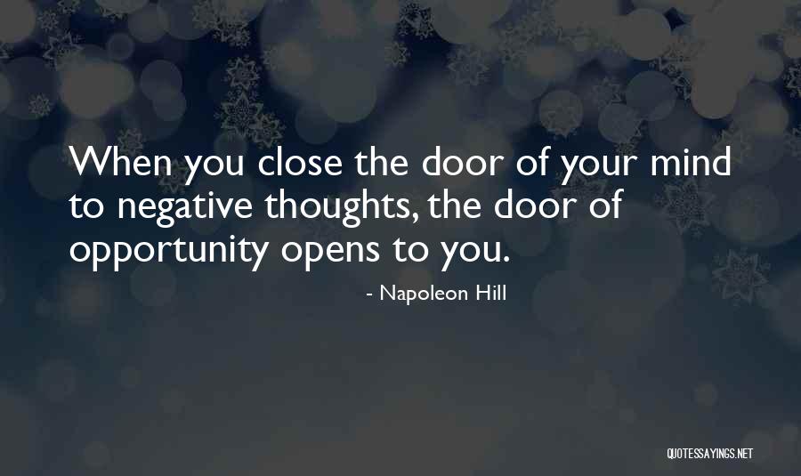 Door Opportunity Quotes By Napoleon Hill Door Opportunity Quotes By Napoleon Hill