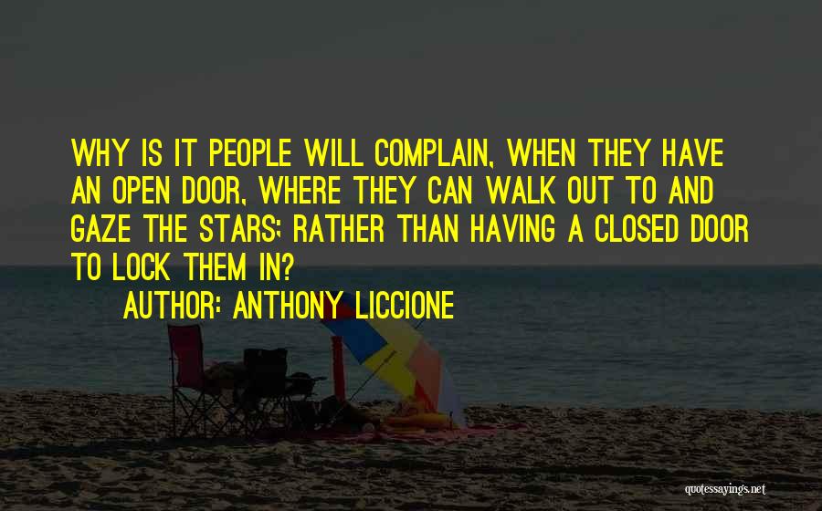 Door Will Open Quotes By Anthony Liccione