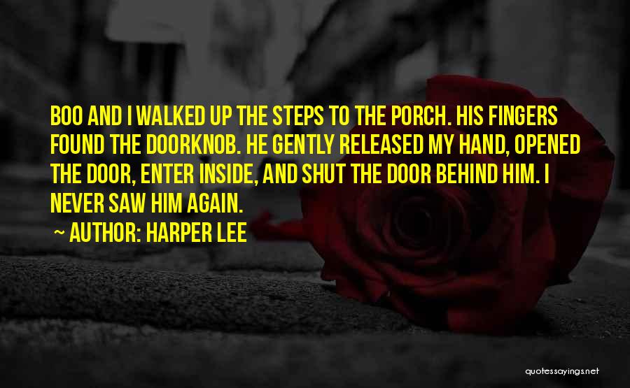 Doorknob Quotes By Harper Lee