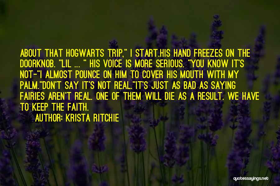 Doorknob Quotes By Krista Ritchie