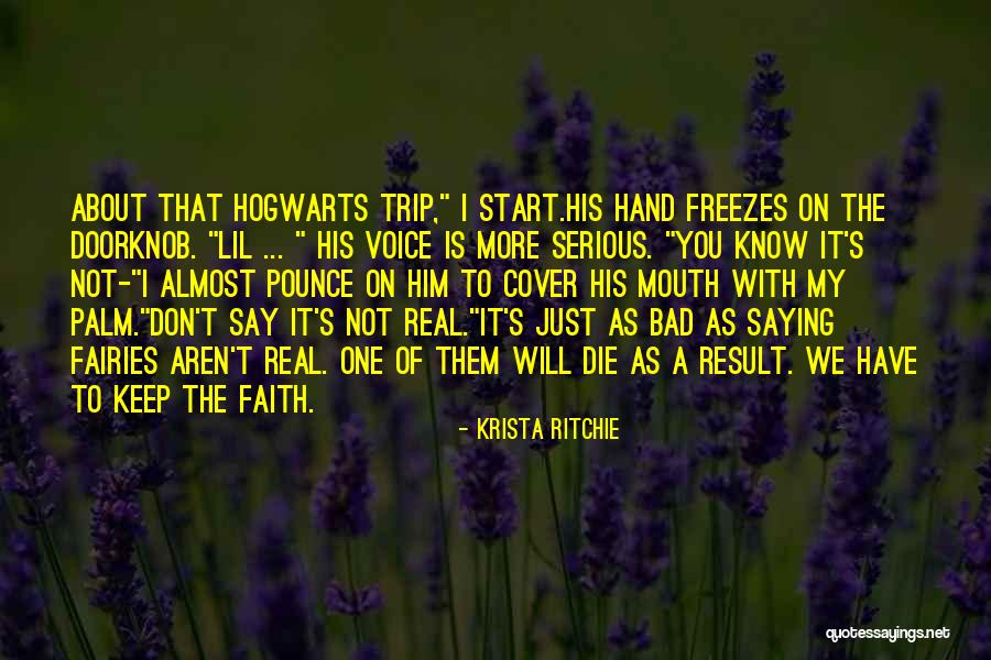 Doorknob Quotes By Krista Ritchie