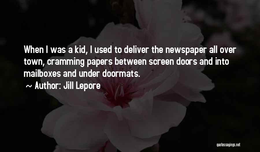 Doormats With Quotes By Jill Lepore