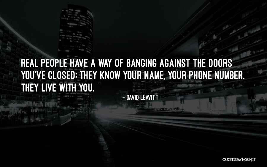 Doors To Self Love Quotes By David Leavitt Doors To Self Love Quotes By David Leavitt