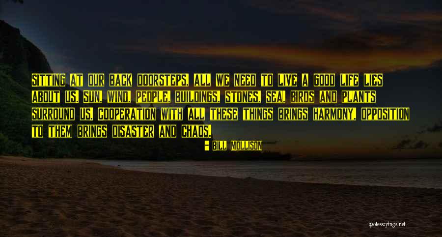 Doorsteps Quotes By Bill Mollison Doorsteps Quotes By Bill Mollison