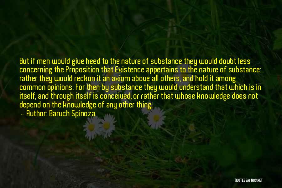 Dooties Quotes By Baruch Spinoza