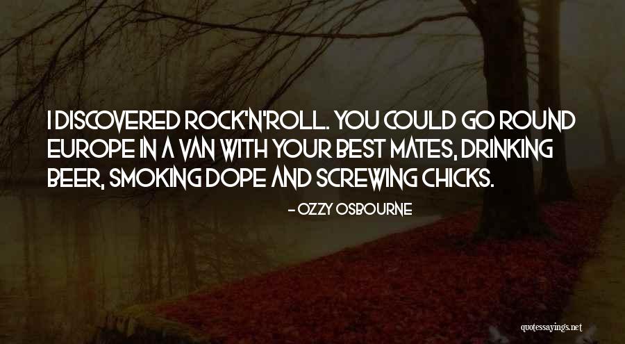 Dope Smoking Quotes By Ozzy Osbourne