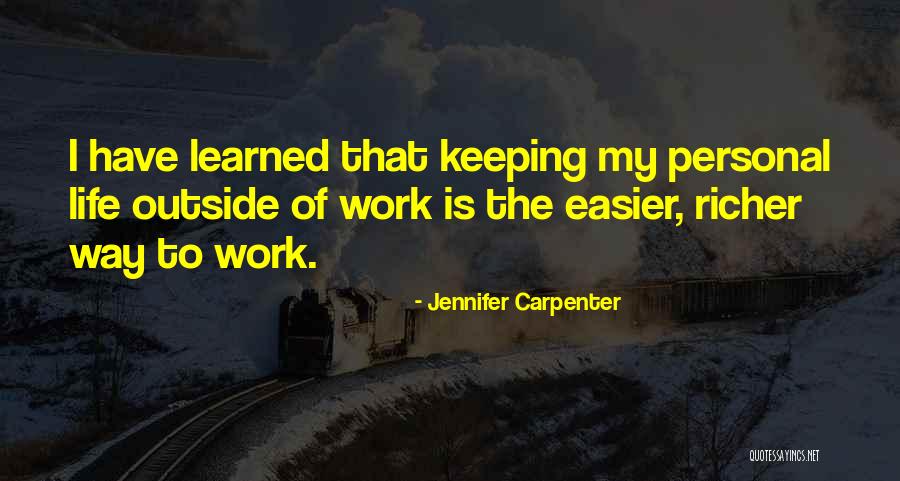 Doretta Sheffield Quotes By Jennifer Carpenter Doretta Sheffield Quotes By Jennifer Carpenter