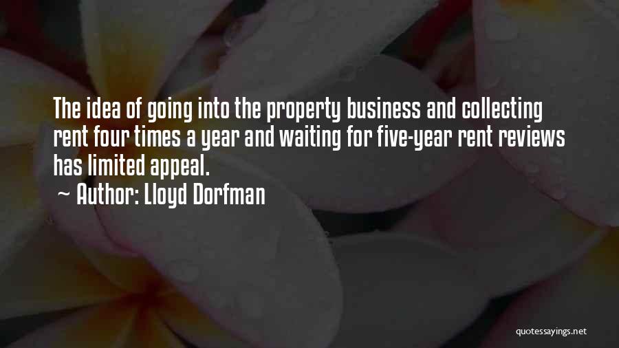 Dorfman Quotes By Lloyd Dorfman