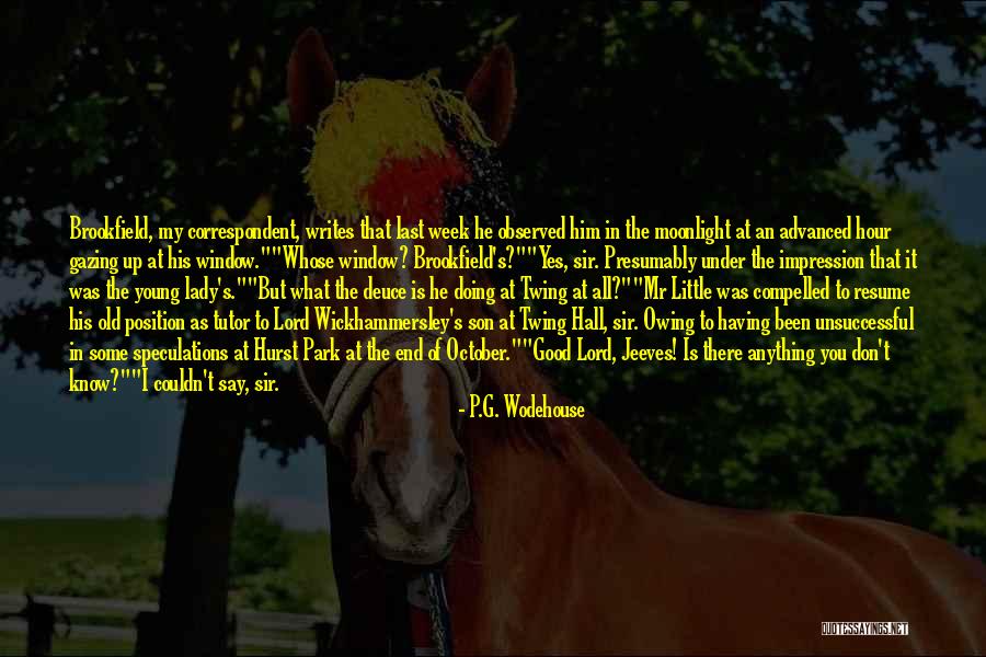 Dorian Electra Quotes By P.G. Wodehouse Dorian Electra Quotes By P.G. Wodehouse