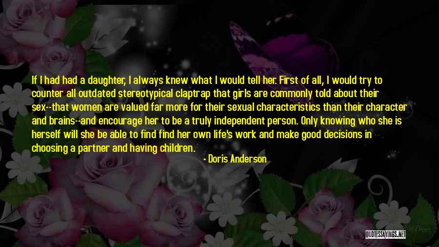 Doris Anderson Quotes 1560436