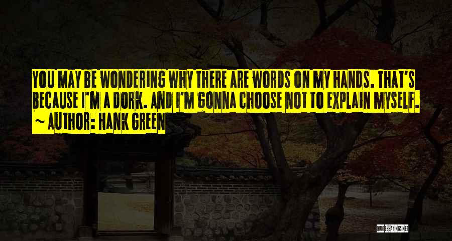 Dork Quotes By Hank Green