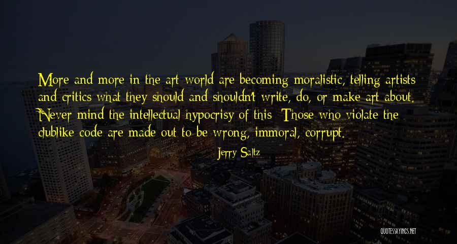 Doroff Enterprises Quotes By Jerry Saltz Doroff Enterprises Quotes By Jerry Saltz