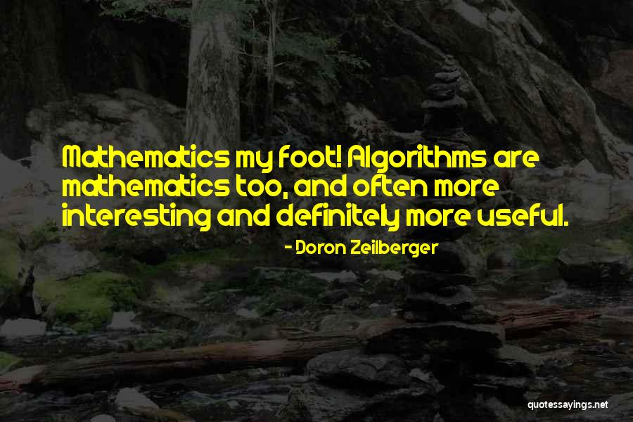 Doron Quotes By Doron Zeilberger Doron Quotes By Doron Zeilberger