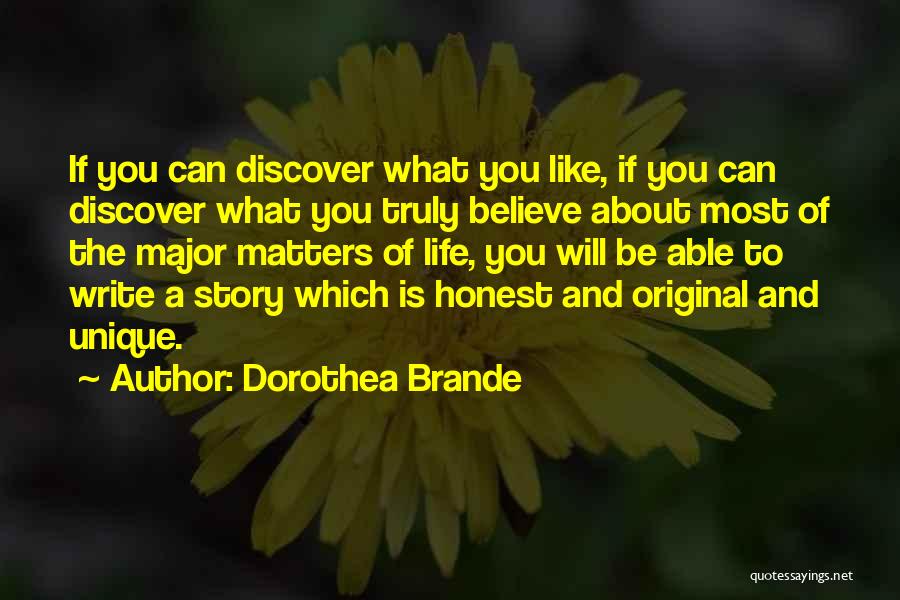 Dorothea Brande Quotes 1495958