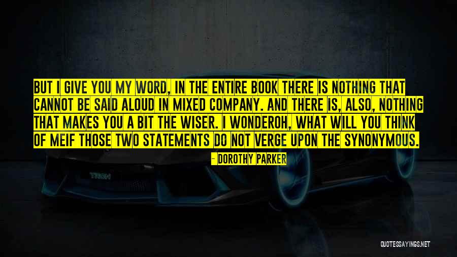 Dorothy Parker Quotes 2245395