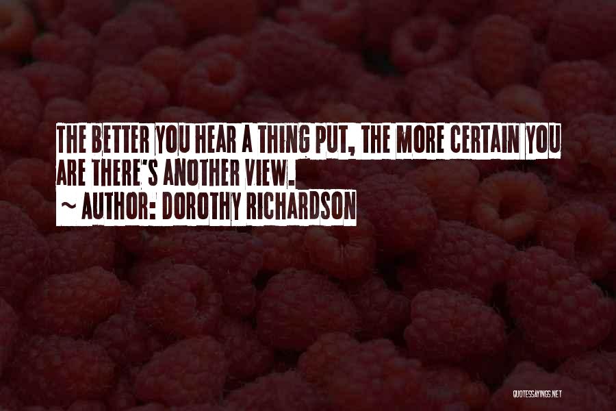 Dorothy Richardson Quotes 694975