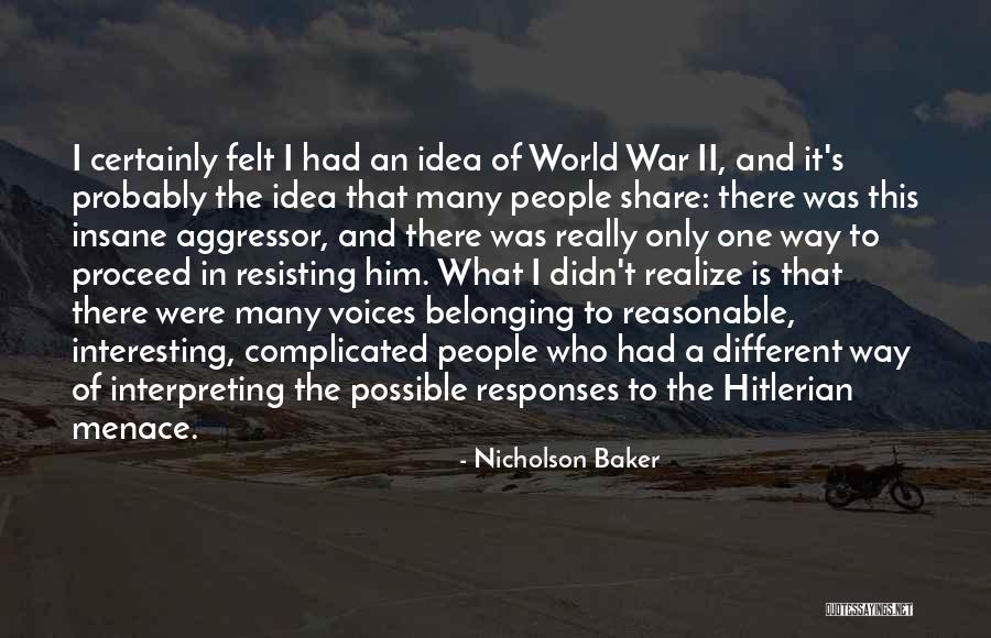 Dorrah Nensey Quotes By Nicholson Baker Dorrah Nensey Quotes By Nicholson Baker