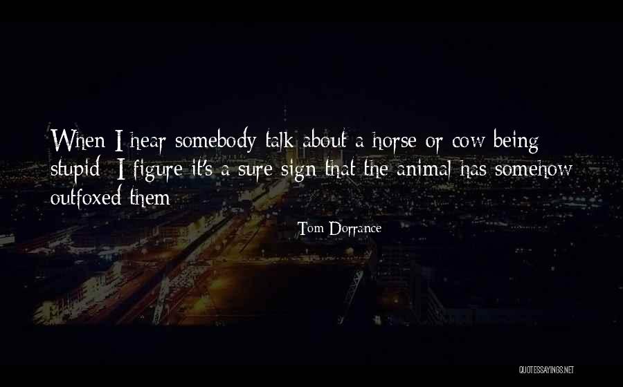 Dorrance Quotes By Tom Dorrance Dorrance Quotes By Tom Dorrance