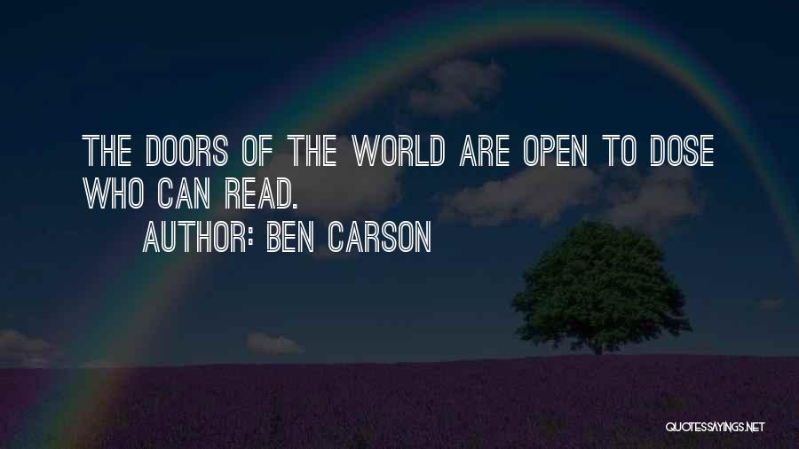 Dose Quotes By Ben Carson