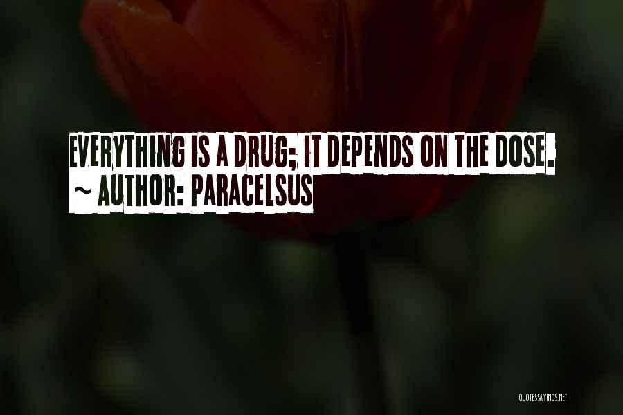 Dose Quotes By Paracelsus