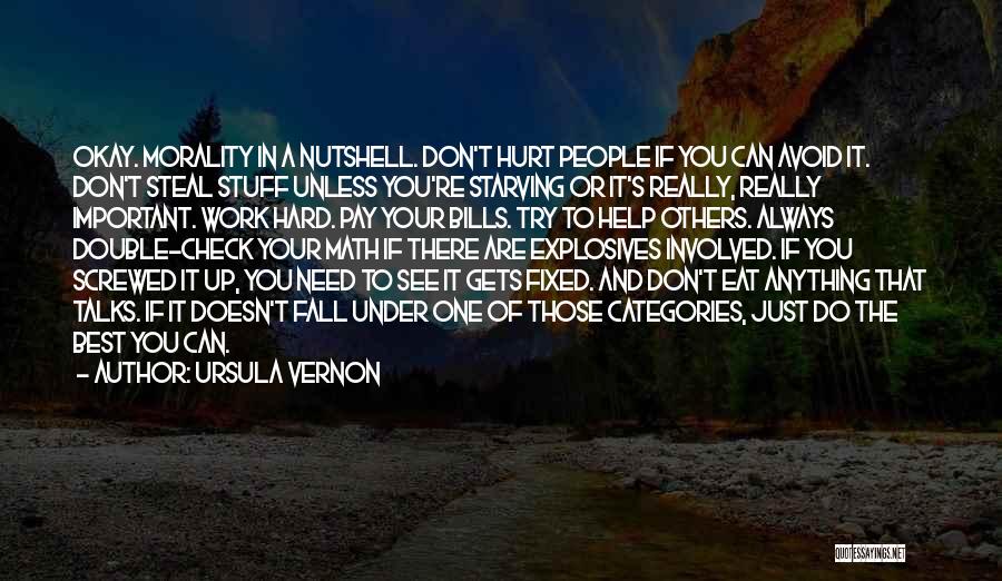 Double Check Your Work Quotes By Ursula Vernon