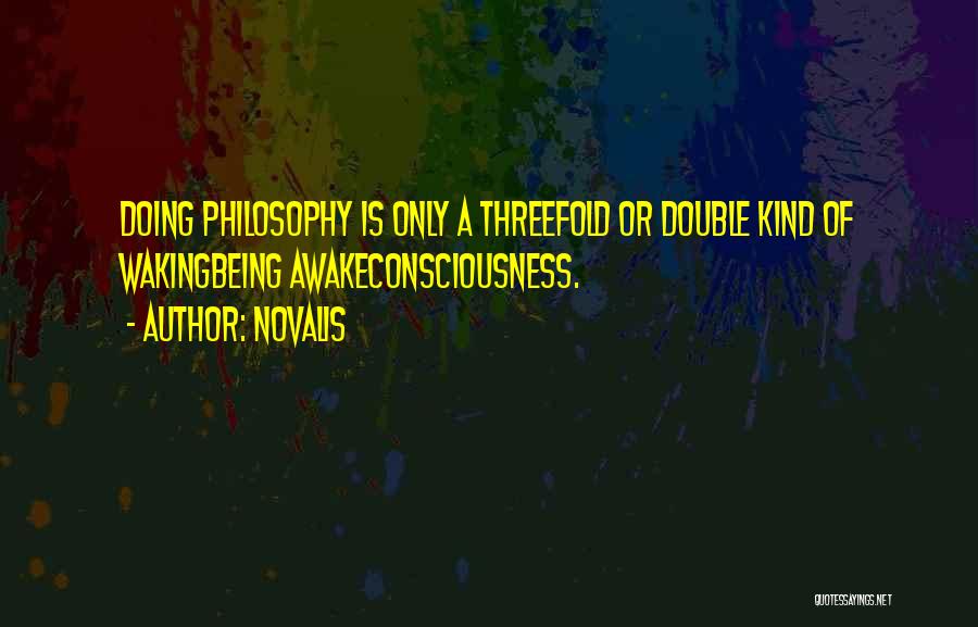 Double Consciousness Quotes By Novalis