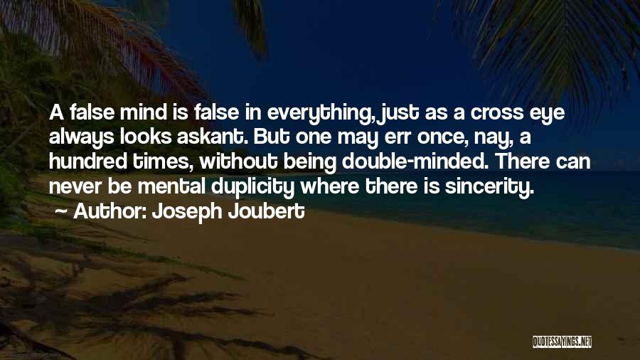 Double Cross Quotes By Joseph Joubert