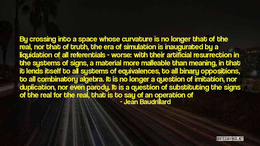 Double Double Quotes By Jean Baudrillard