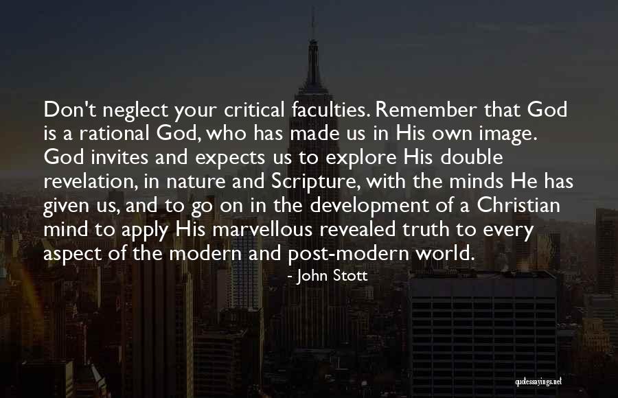 Double Double Quotes By John Stott