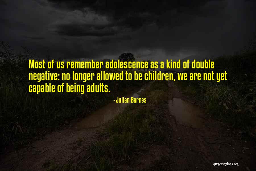 Double Double Quotes By Julian Barnes