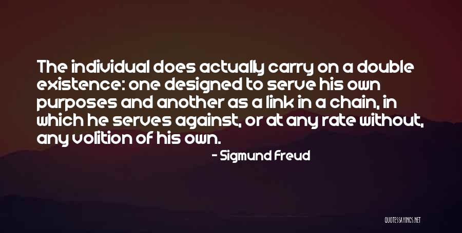 Double Double Quotes By Sigmund Freud