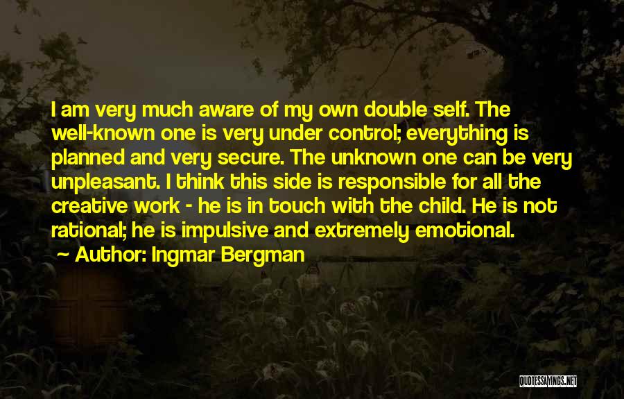 Double Under Quotes By Ingmar Bergman