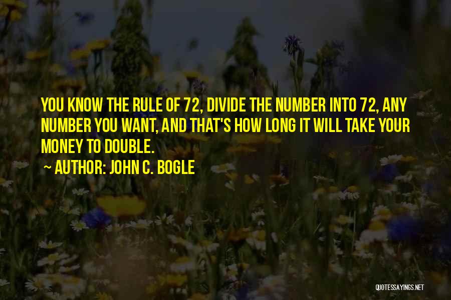 Double Your Money Quotes By John C. Bogle