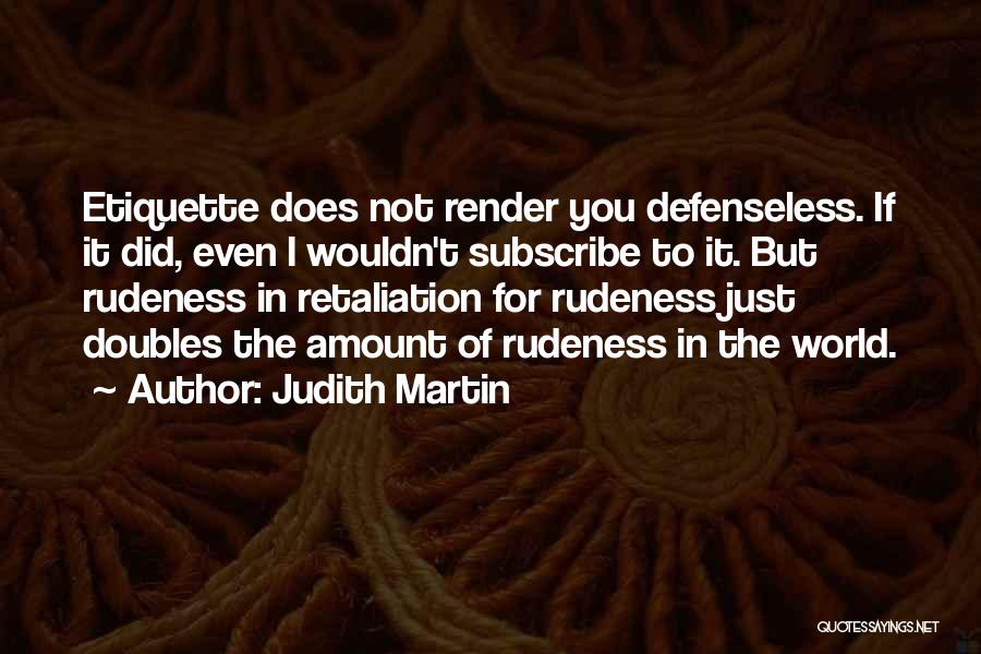 Doubles Quotes By Judith Martin