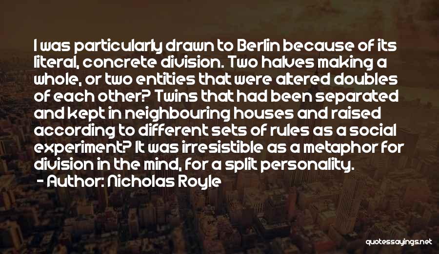 Doubles Quotes By Nicholas Royle