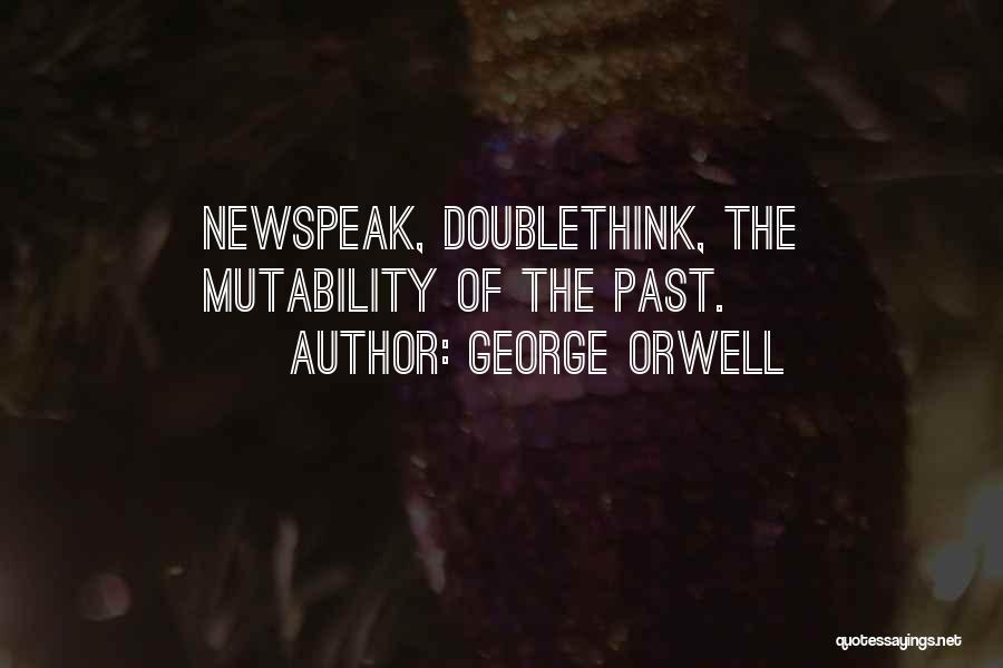 Doublethink Quotes By George Orwell