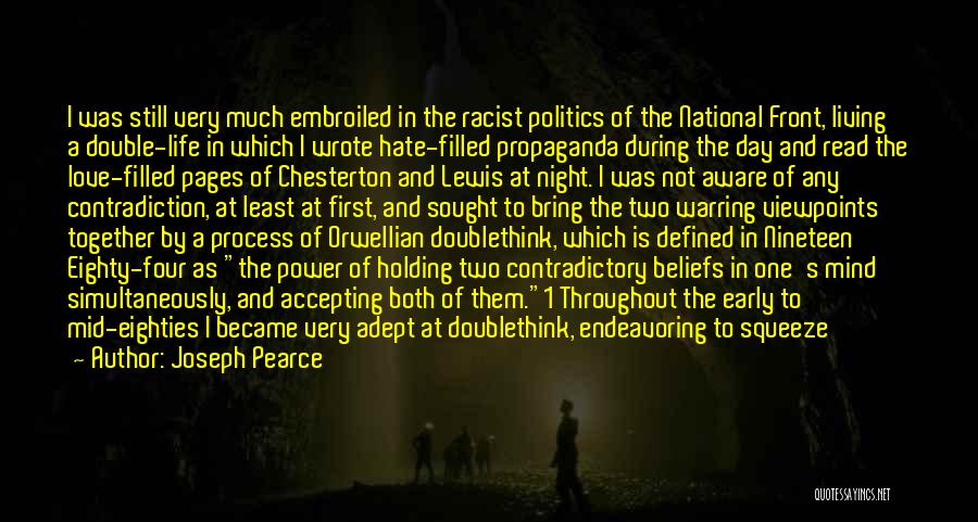 Doublethink Quotes By Joseph Pearce