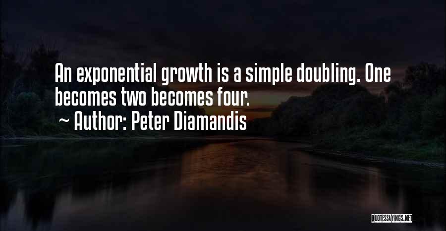 Doubling Quotes By Peter Diamandis