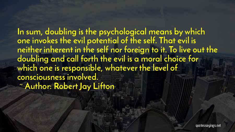 Doubling Quotes By Robert Jay Lifton