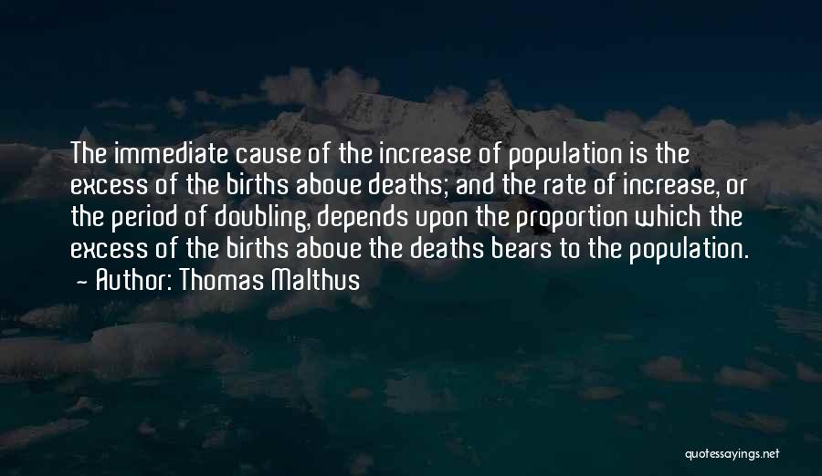 Doubling Quotes By Thomas Malthus