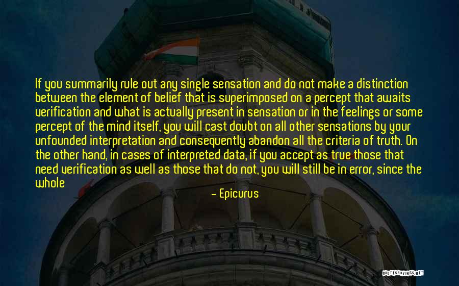 Doubt And Belief Quotes By Epicurus Doubt And Belief Quotes By Epicurus