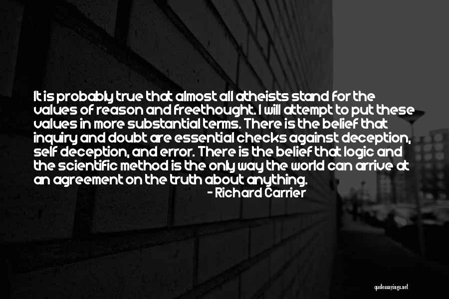 Doubt And Belief Quotes By Richard Carrier Doubt And Belief Quotes By Richard Carrier