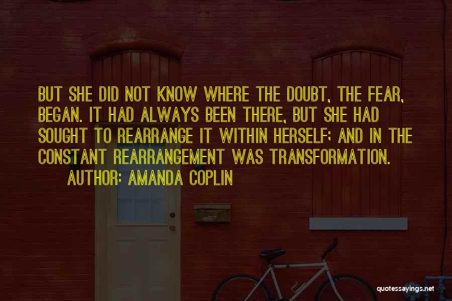 Doubt And Fear Quotes By Amanda Coplin