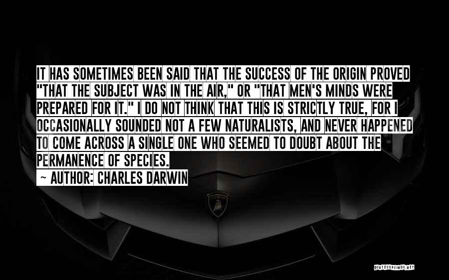 Doubt And Success Quotes By Charles Darwin