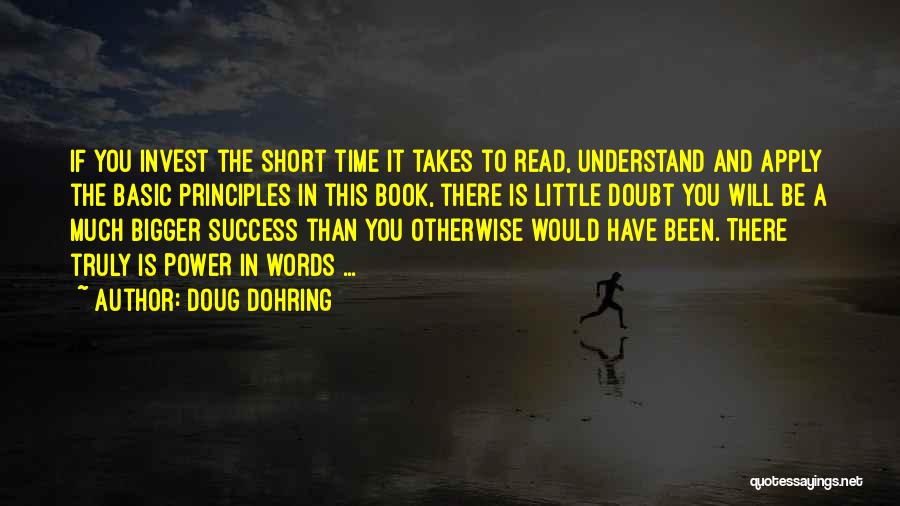 Doubt And Success Quotes By Doug Dohring
