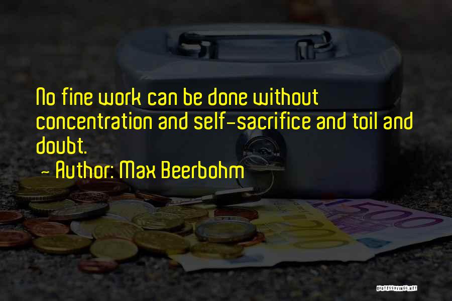 Doubt And Success Quotes By Max Beerbohm