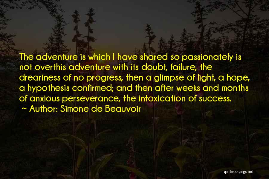 Doubt And Success Quotes By Simone De Beauvoir
